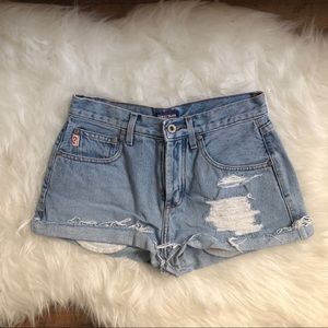 handmade 〜 vintage guess jean shorts